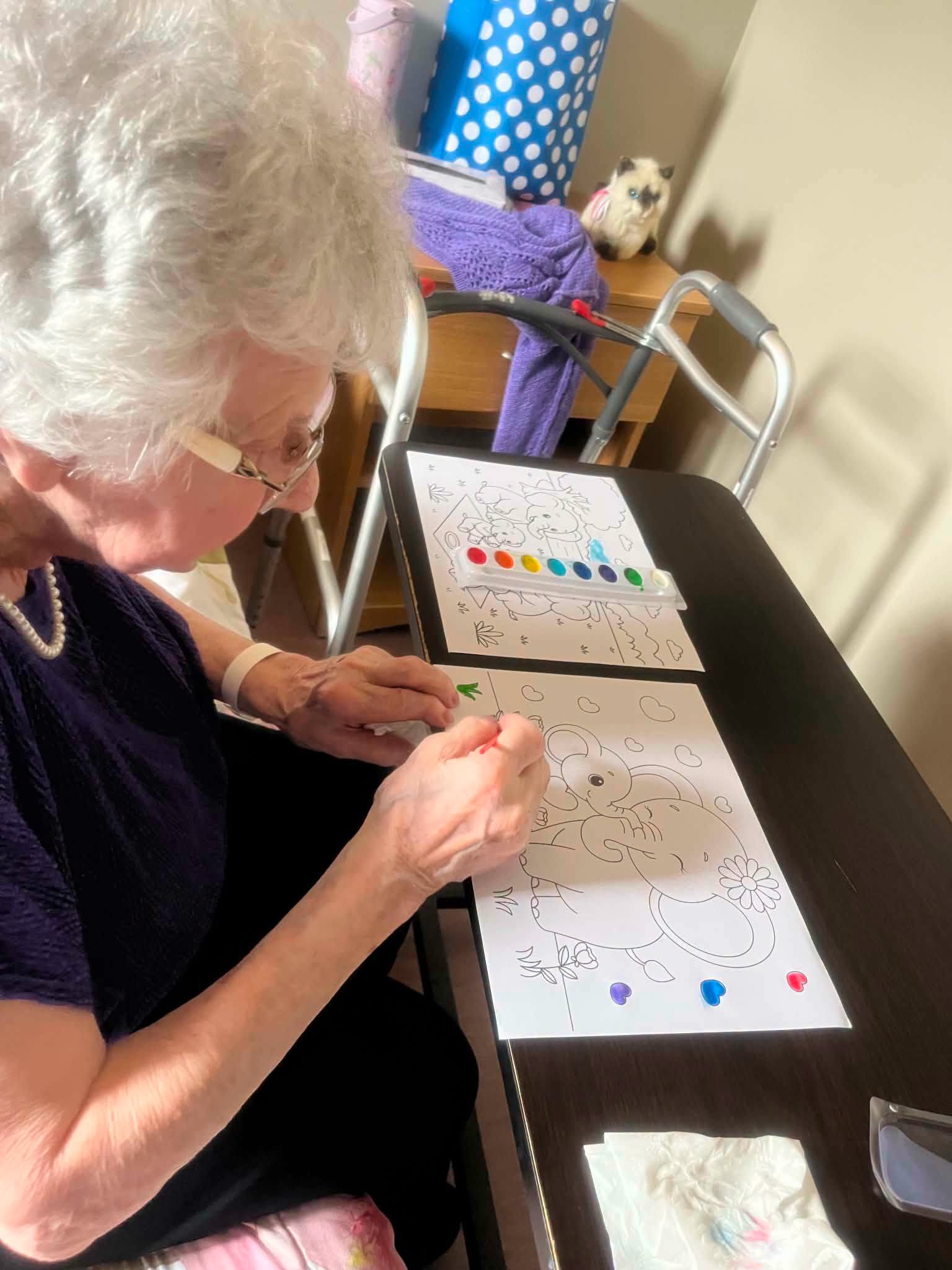 Resident painting art watercolor