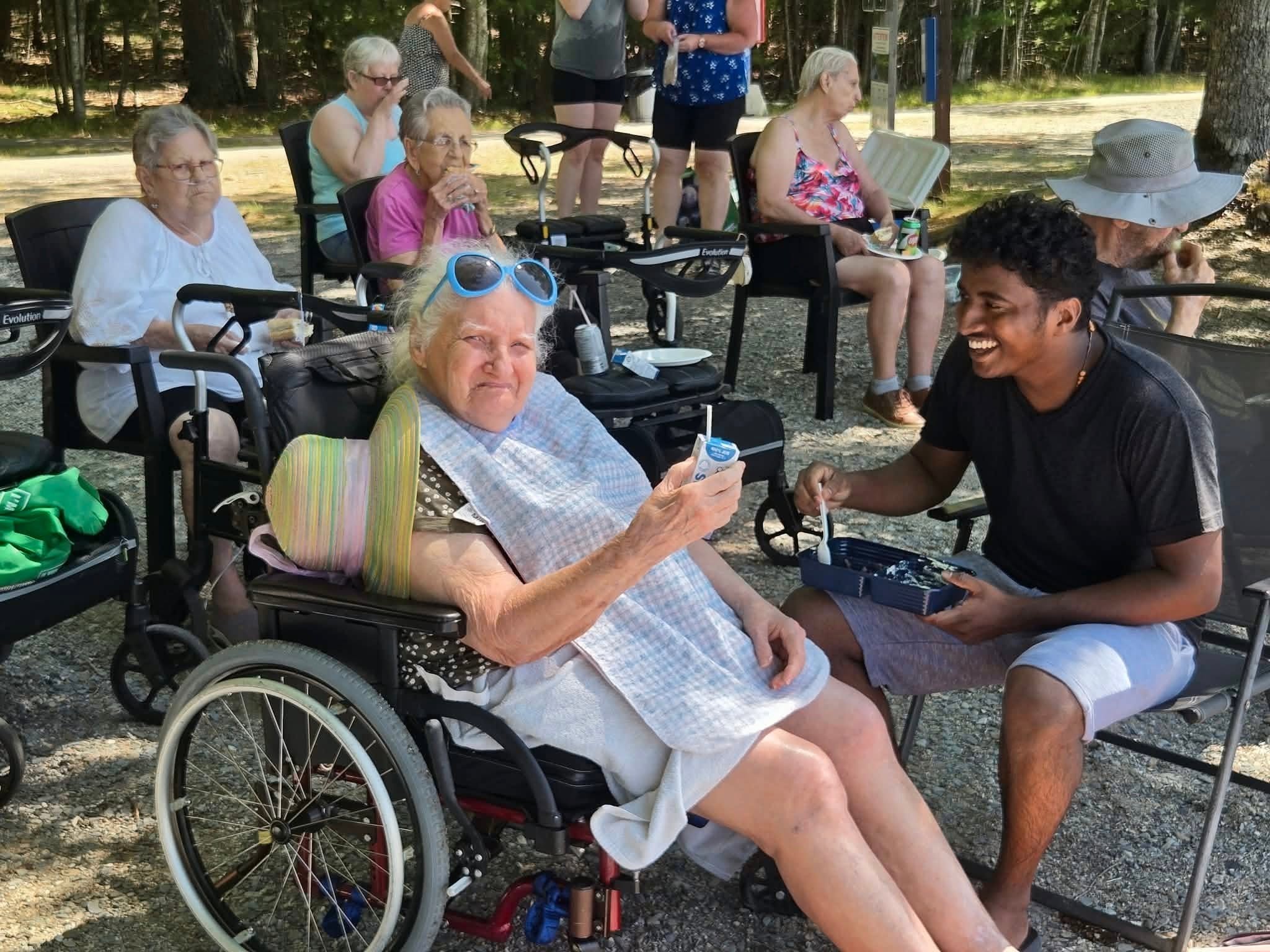 Beach and lake outing
